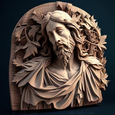 3D model st jesus (STL)